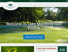 Tablet Screenshot of lakemontereygolf.com